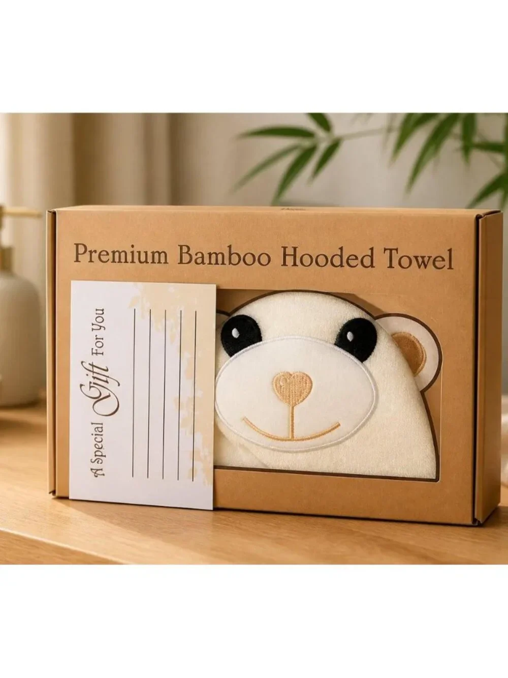 Kermode Baby Luxury Bath Set with Premium Bamboo NWOT
